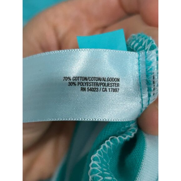 Old Navy Womens Striped Tank Top Sleeveless Green Aqua Gradient Sz Small - Picture 8 of 9